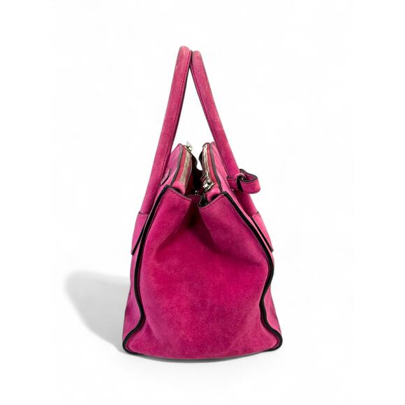 Prada Vintage Scamosciato Suede Twin Pocket Saffiano Tote Bag - Picture 7 of 16